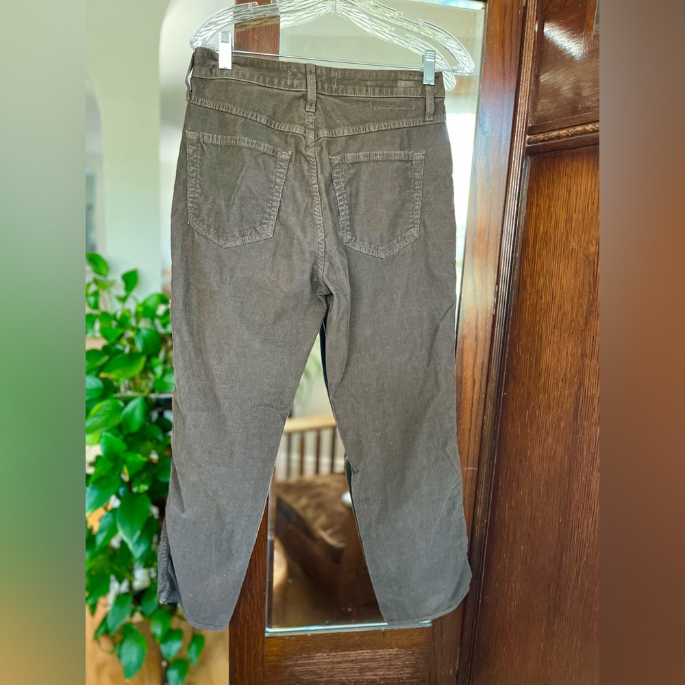 AMO CHLOE CROP CORDUROY. Chestnut Brown. Size 28. EUC. - Picture 4 of 9